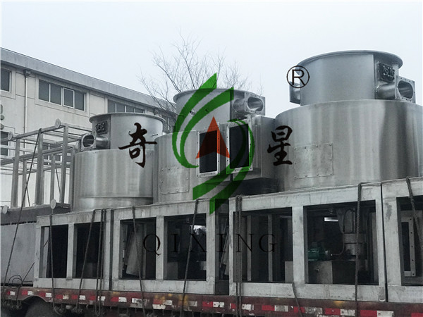 山東老客戶單位訂購的6臺XSG-8型分子篩專用旋轉閃蒸干燥機裝車完畢